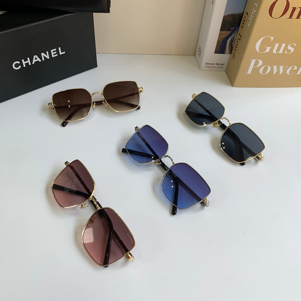 Chanel Metal Square Silver Lens Sunglasses for Men & Women - 415280 - detail image 10