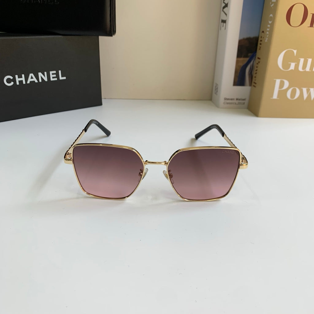 Chanel Metal Square Silver Lens Sunglasses for Men & Women - 415280 - detail image 4