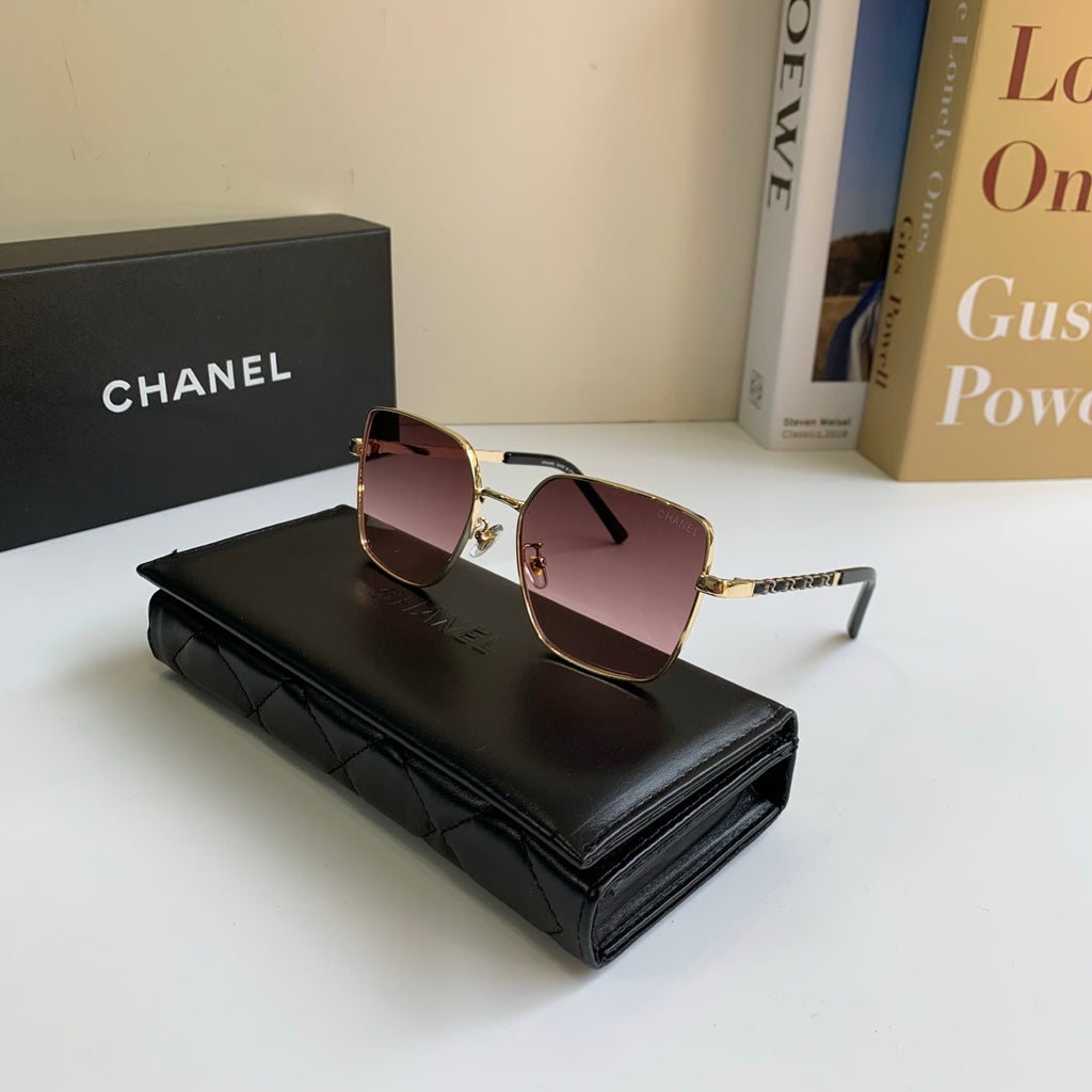 Chanel Metal Square Silver Lens Sunglasses for Men & Women - 415280 - detail image 5