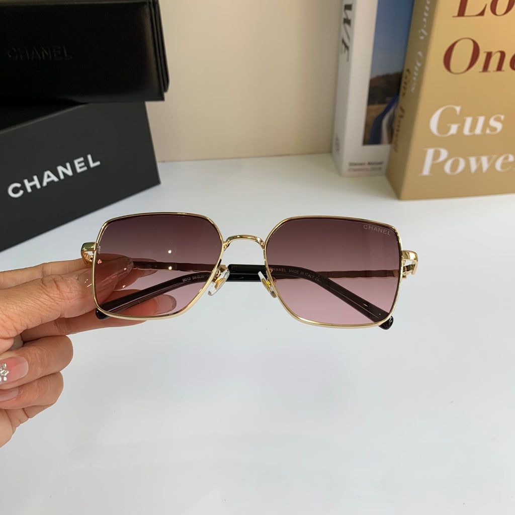 Chanel Metal Square Silver Lens Sunglasses for Men & Women - 415280 - detail image 3