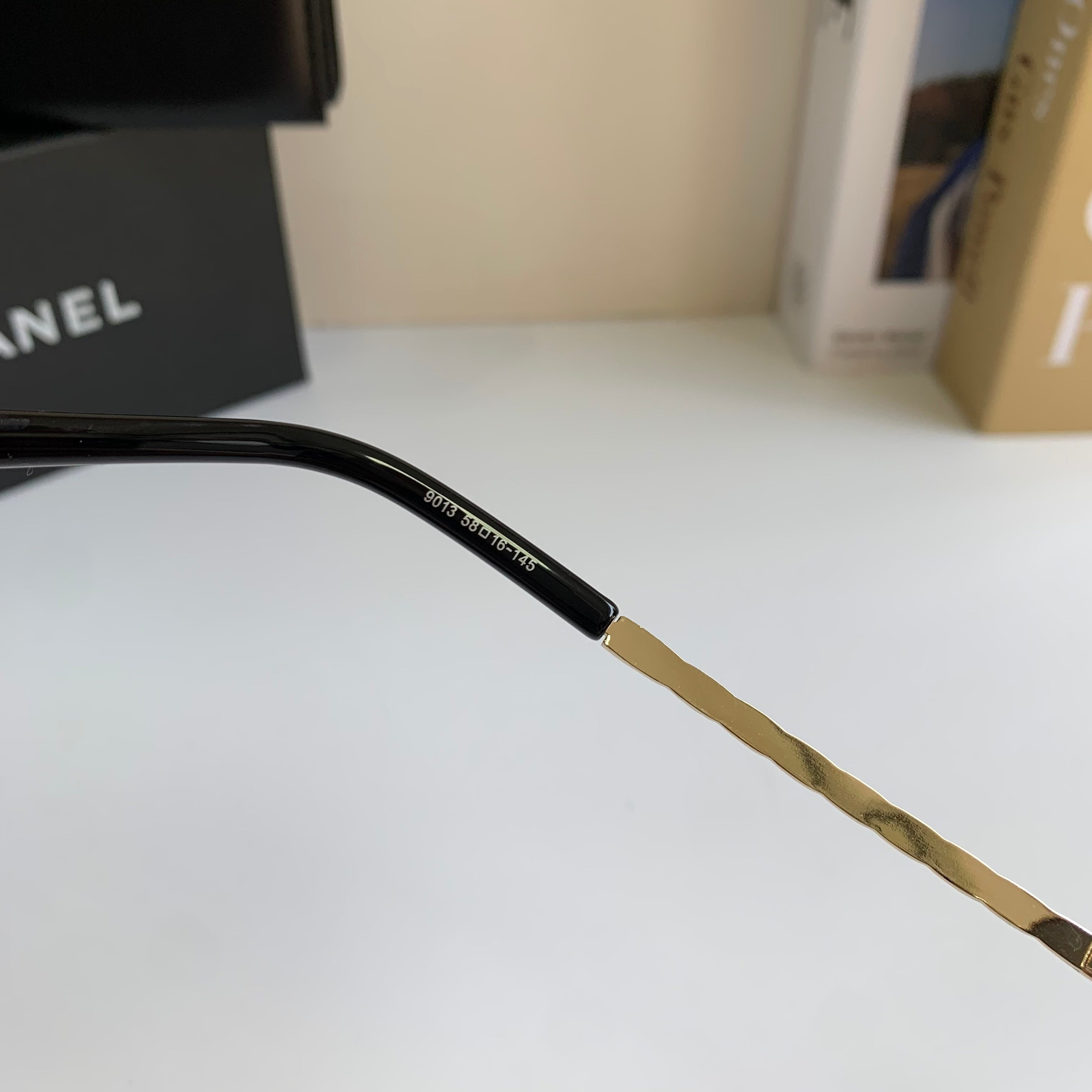 Chanel Metal Square Silver Lens Sunglasses for Men & Women - 415283 - detail image 7
