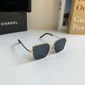 Chanel Metal Square Silver Lens Sunglasses for Men & Women - 415283