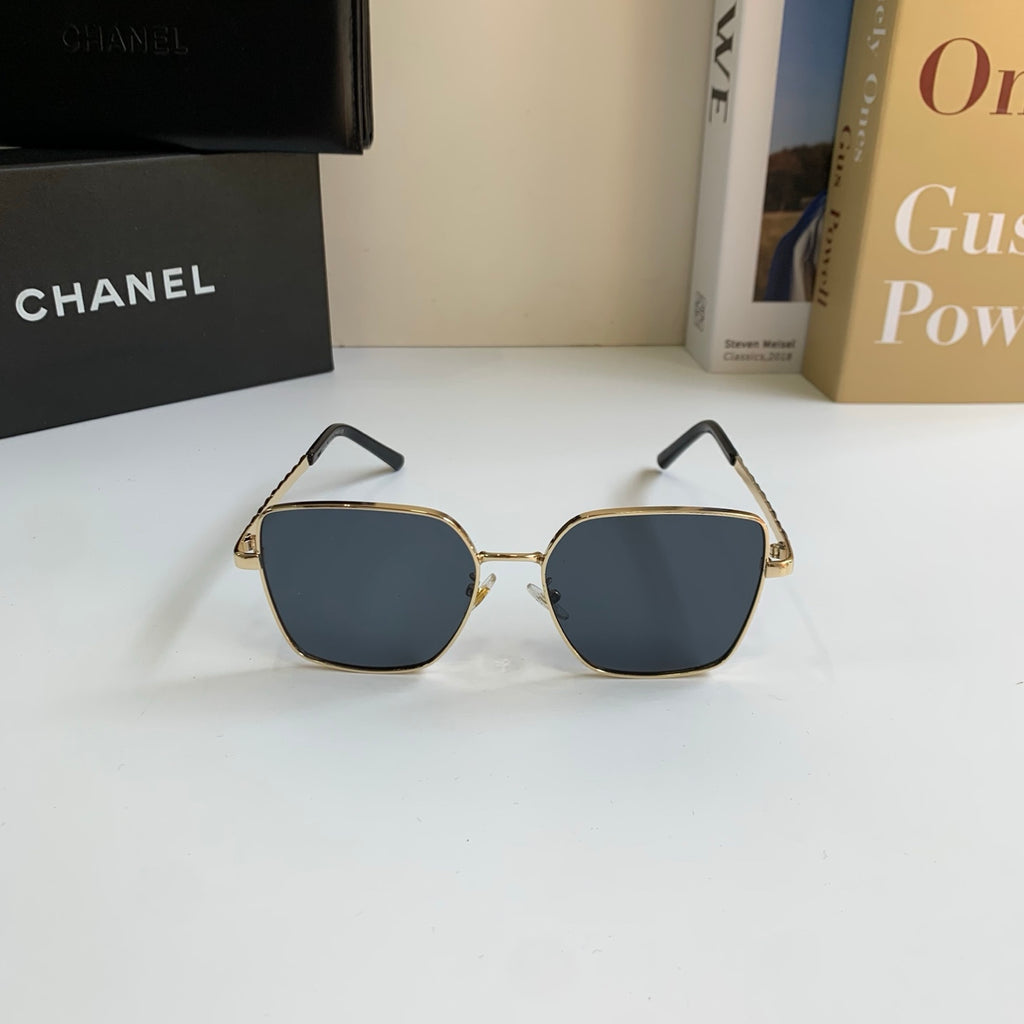 Chanel Metal Square Silver Lens Sunglasses for Men & Women - 415283 - detail image 4