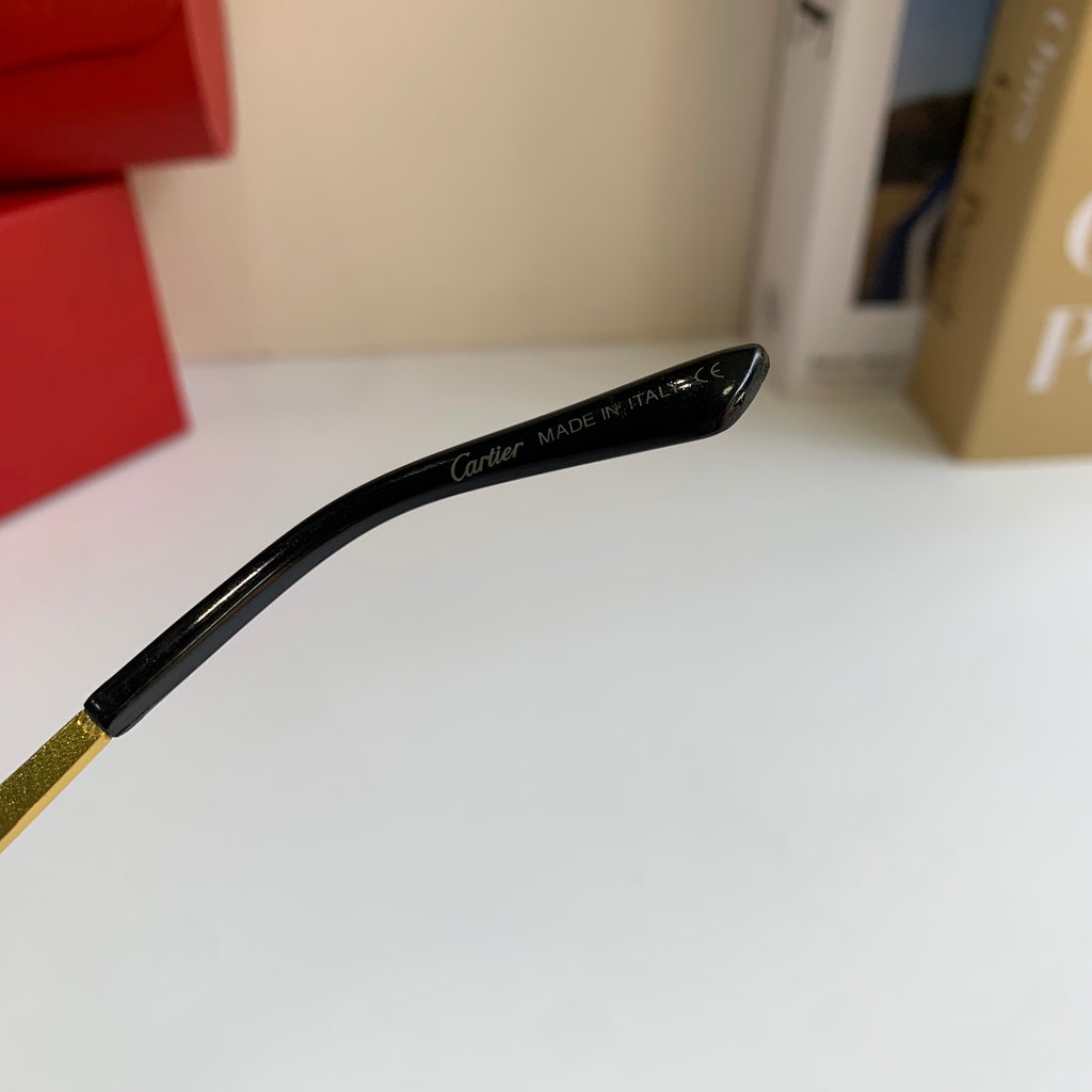 Cartier Lightweight Rimless Silver Lens Sunglasses for Men & Women - 416015 - detail image 6