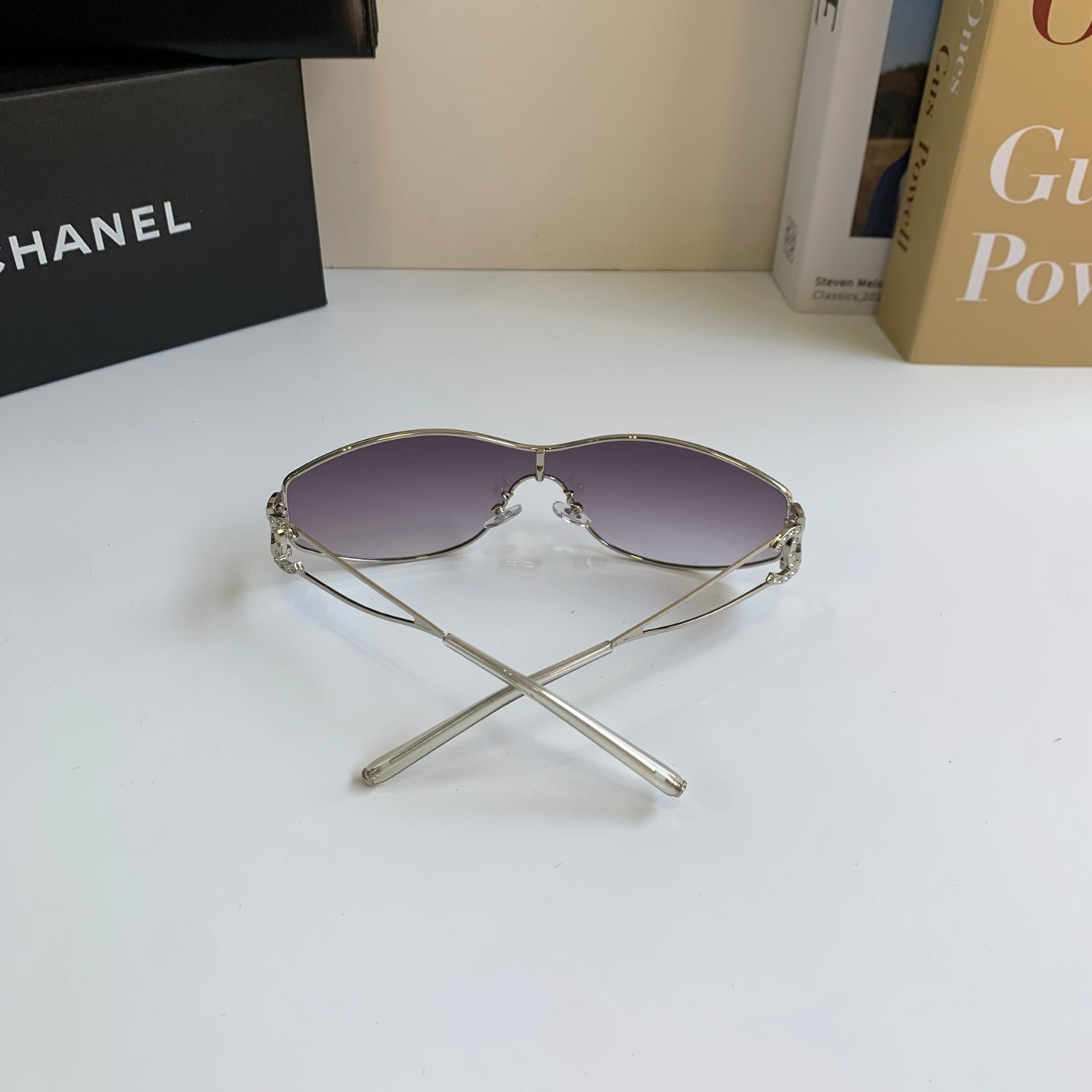 Chanel Fashion Silver Lens Sunglasses for Men & Women - 415284 - detail image 8