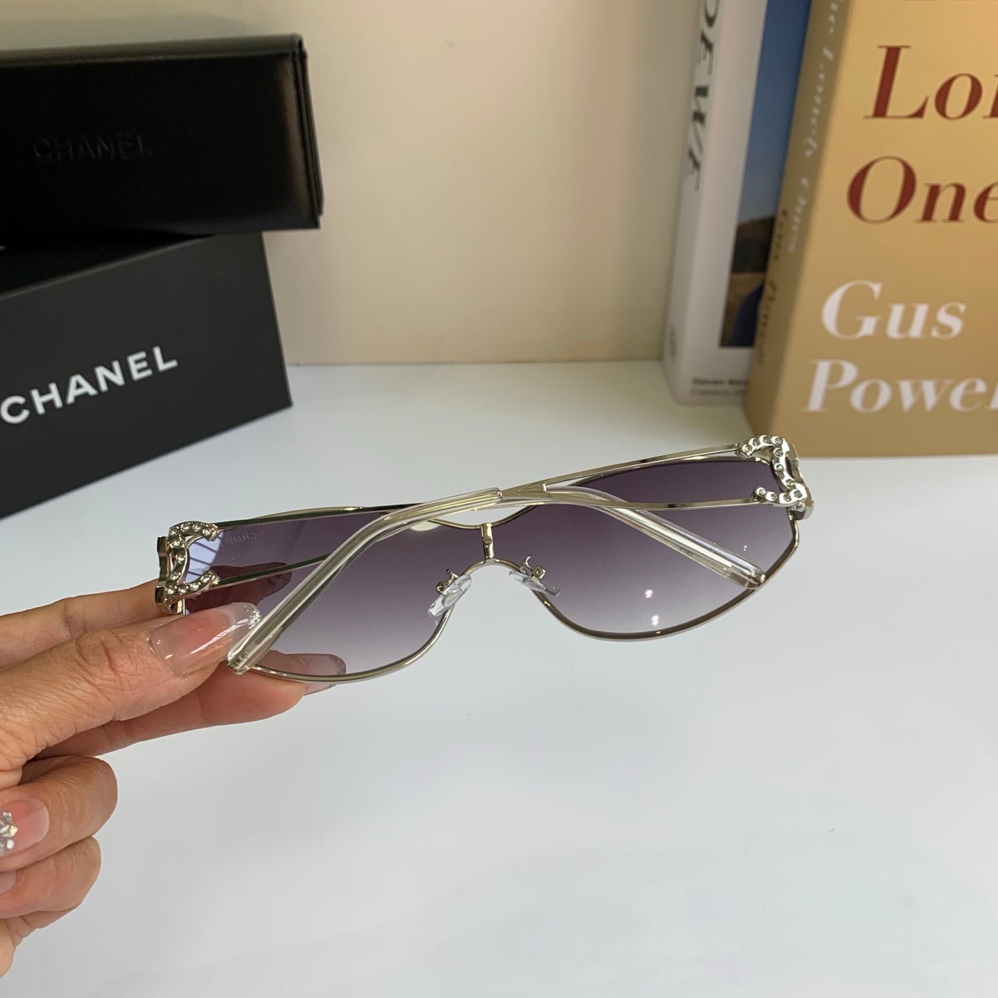 Chanel Fashion Silver Lens Sunglasses for Men & Women - 415284 - detail image 6