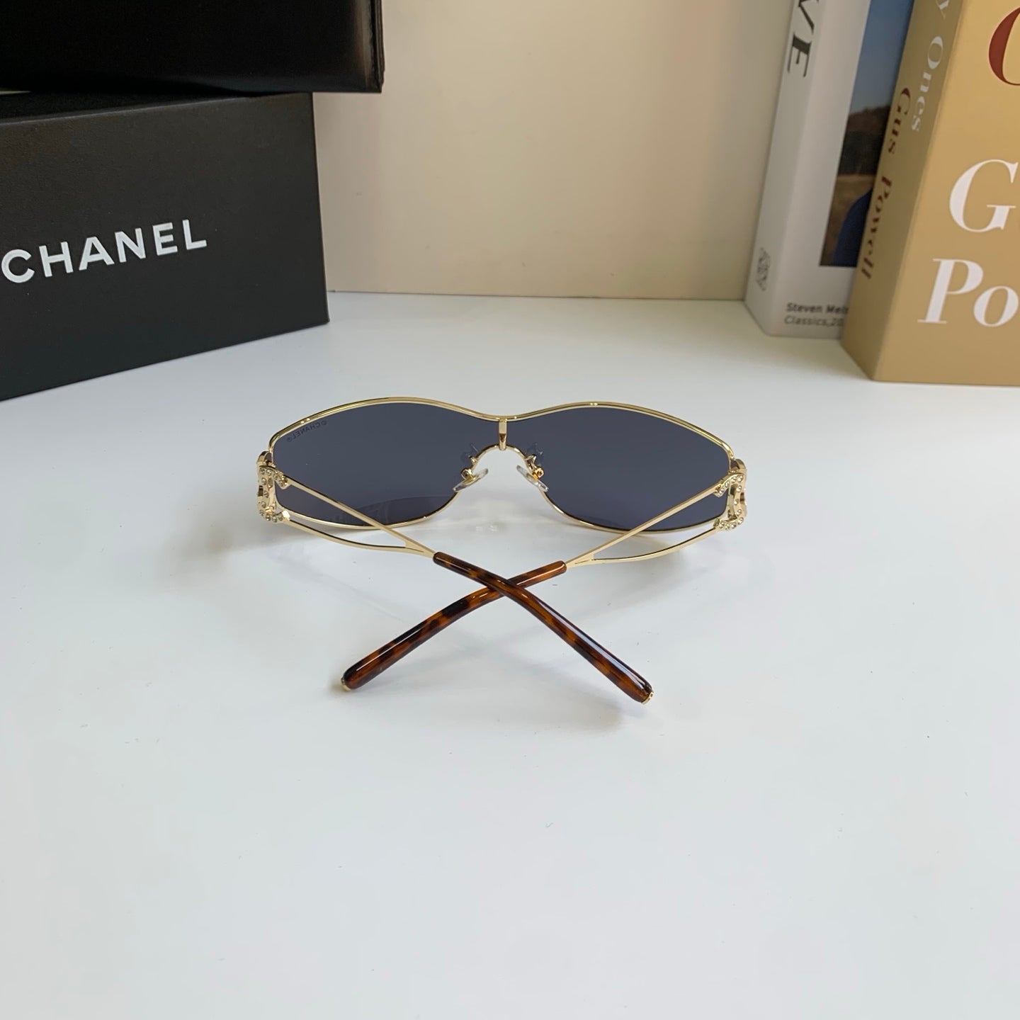 Chanel Fashion Silver Lens Sunglasses for Men & Women - 415285 - detail image 8