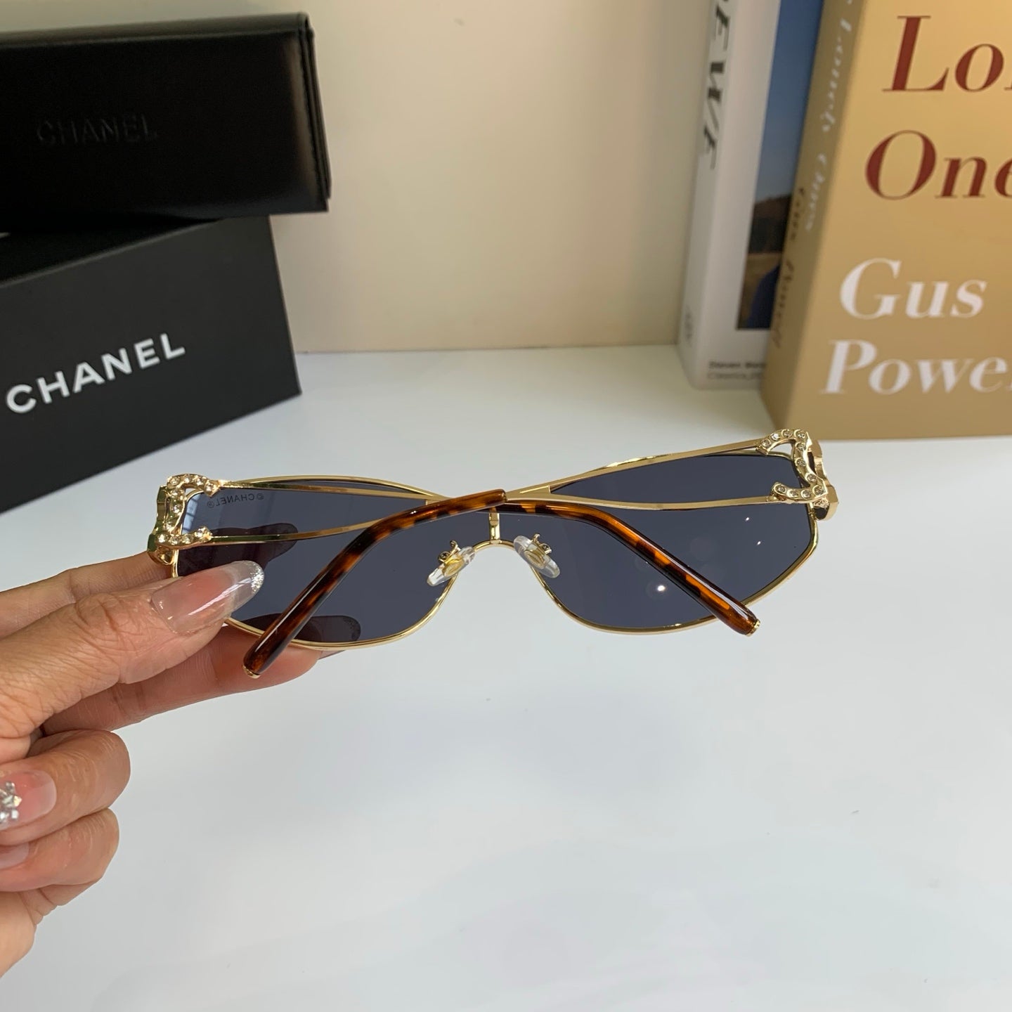 Chanel Fashion Silver Lens Sunglasses for Men & Women - 415285 - detail image 6