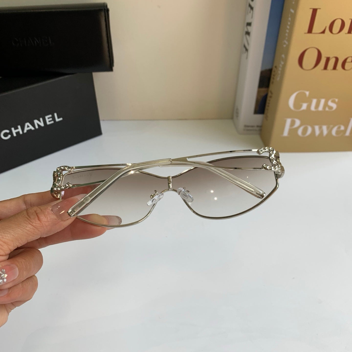 Chanel Fashion Silver Lens Sunglasses for Men & Women - 415286 - detail image 6