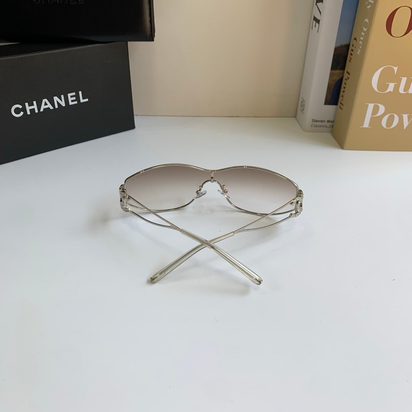 Chanel Fashion Silver Lens Sunglasses for Men & Women - 415286 - detail image 8