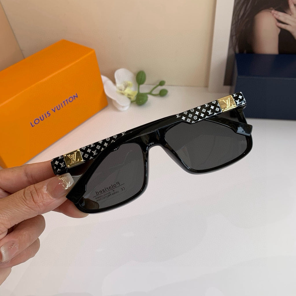 Louis Vuitton Square Black Lens Sunglasses for Men & Women - 158118 - detail image 2