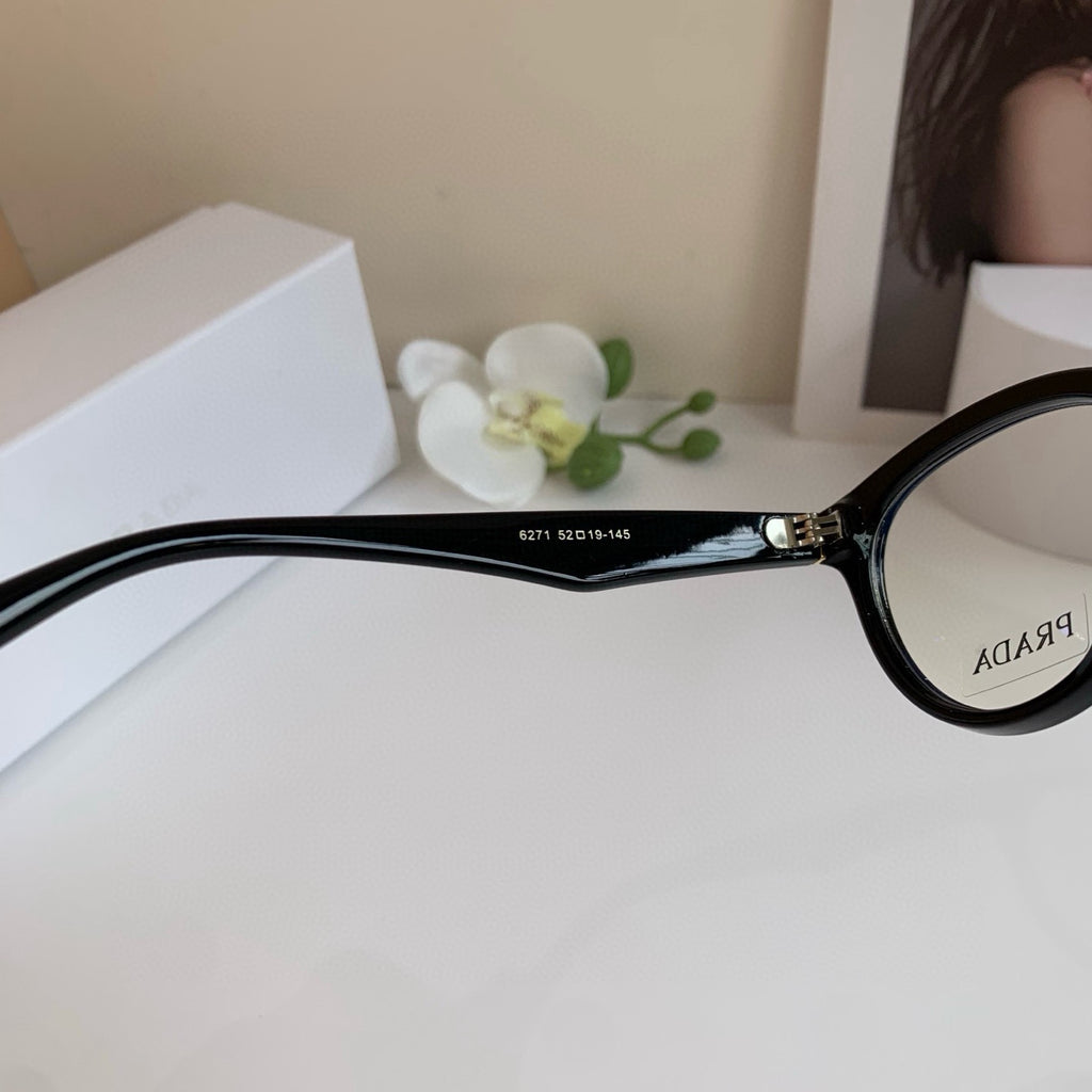 Prada Blue-Light Cat-Eye Silver Lens Sunglasses for Men & Women