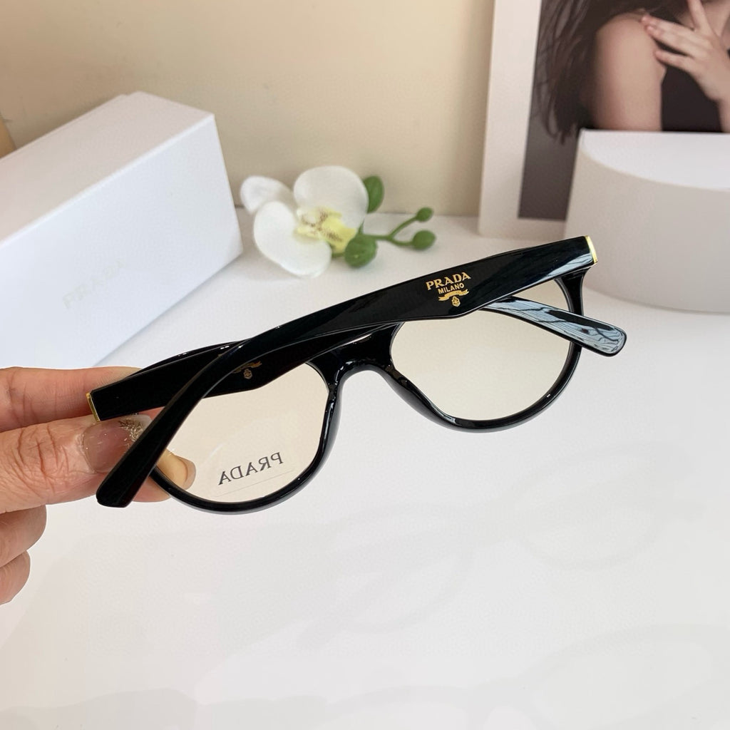 Prada Blue-Light Cat-Eye Silver Lens Sunglasses for Men & Women - detail image 3