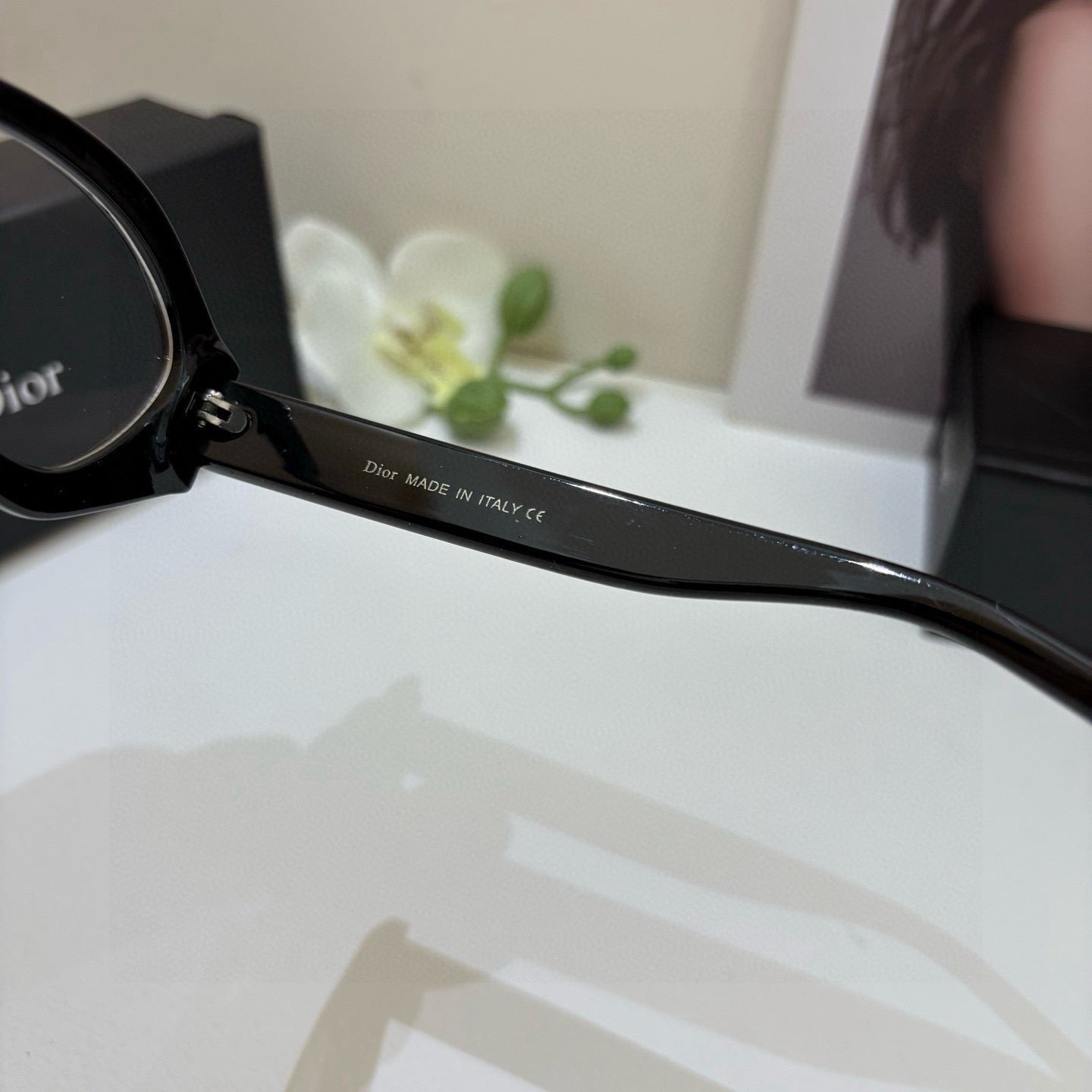 Dior Fashion Black Lens Sunglasses for Men & Women - 415404