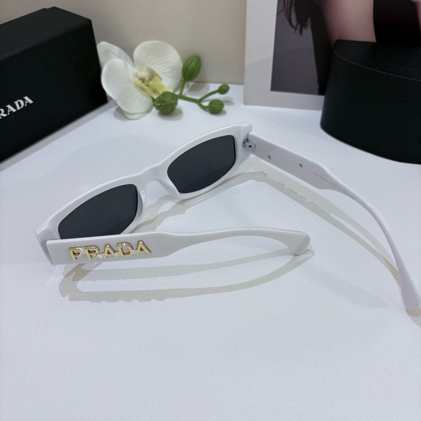 Prada Fashion Silver Lens Sunglasses for Men & Women - 415705