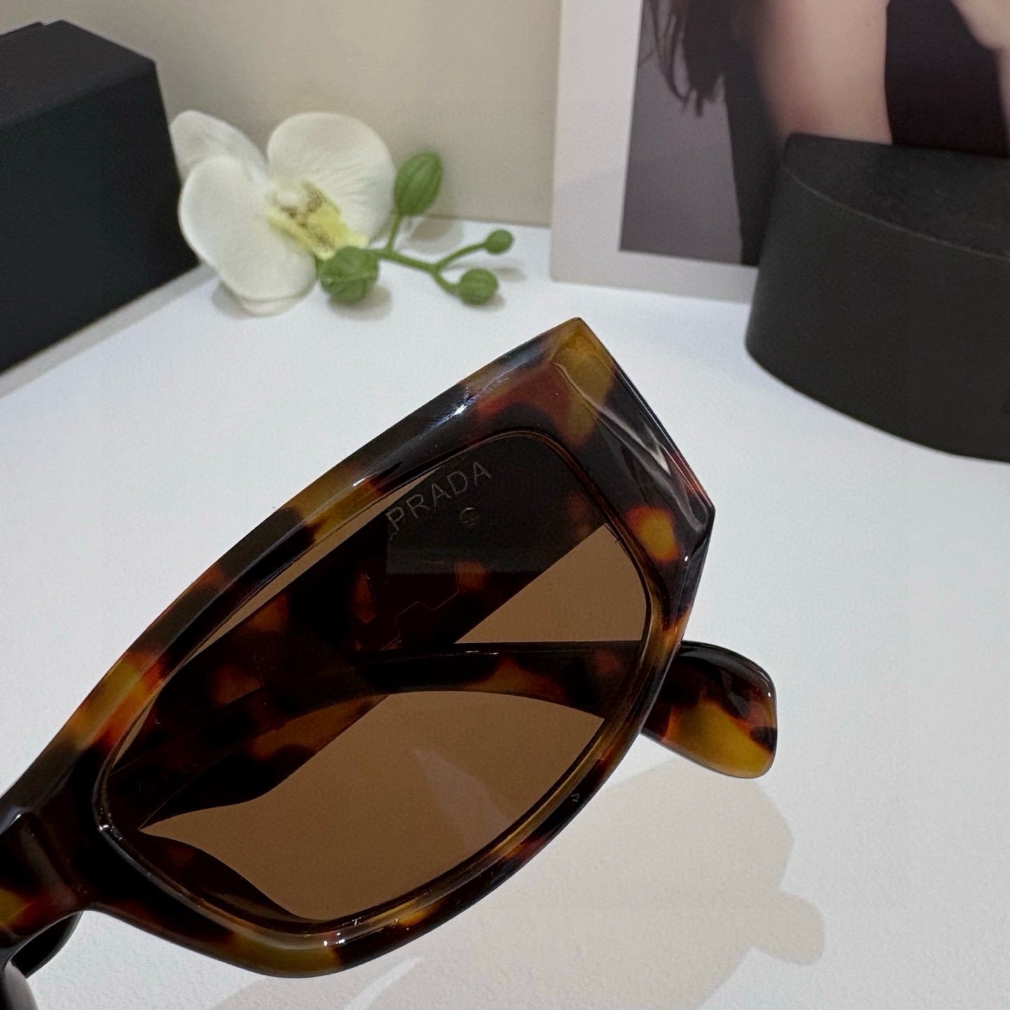 Prada Fashion Black Lens Sunglasses for Men & Women - 158450