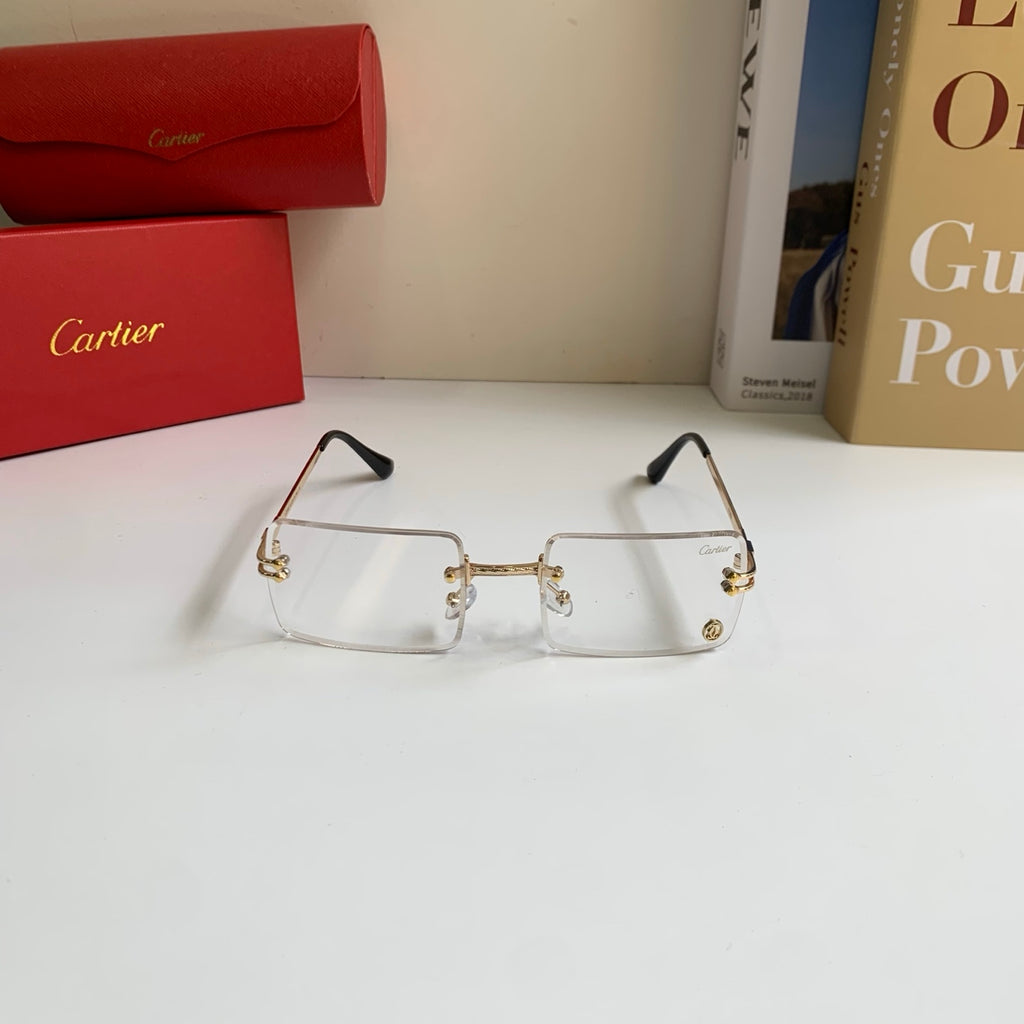 Cartier Square Silver Lens Sunglasses for Men & Women - 415874 - detail image 3