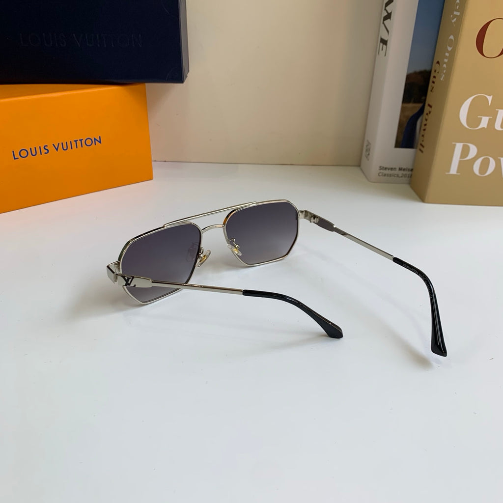 Louis Vuitton Metal Square Silver Lens Sunglasses for Men & Women - 414942 - detail image 8