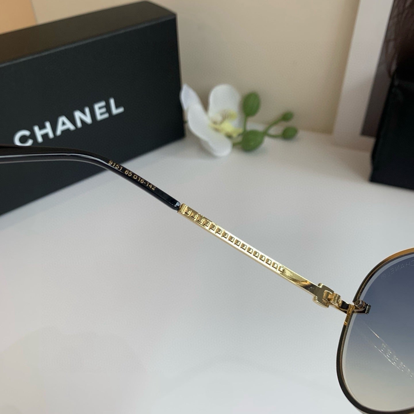 Chanel Aviator Silver Lens Sunglasses for Men & Women - 158339