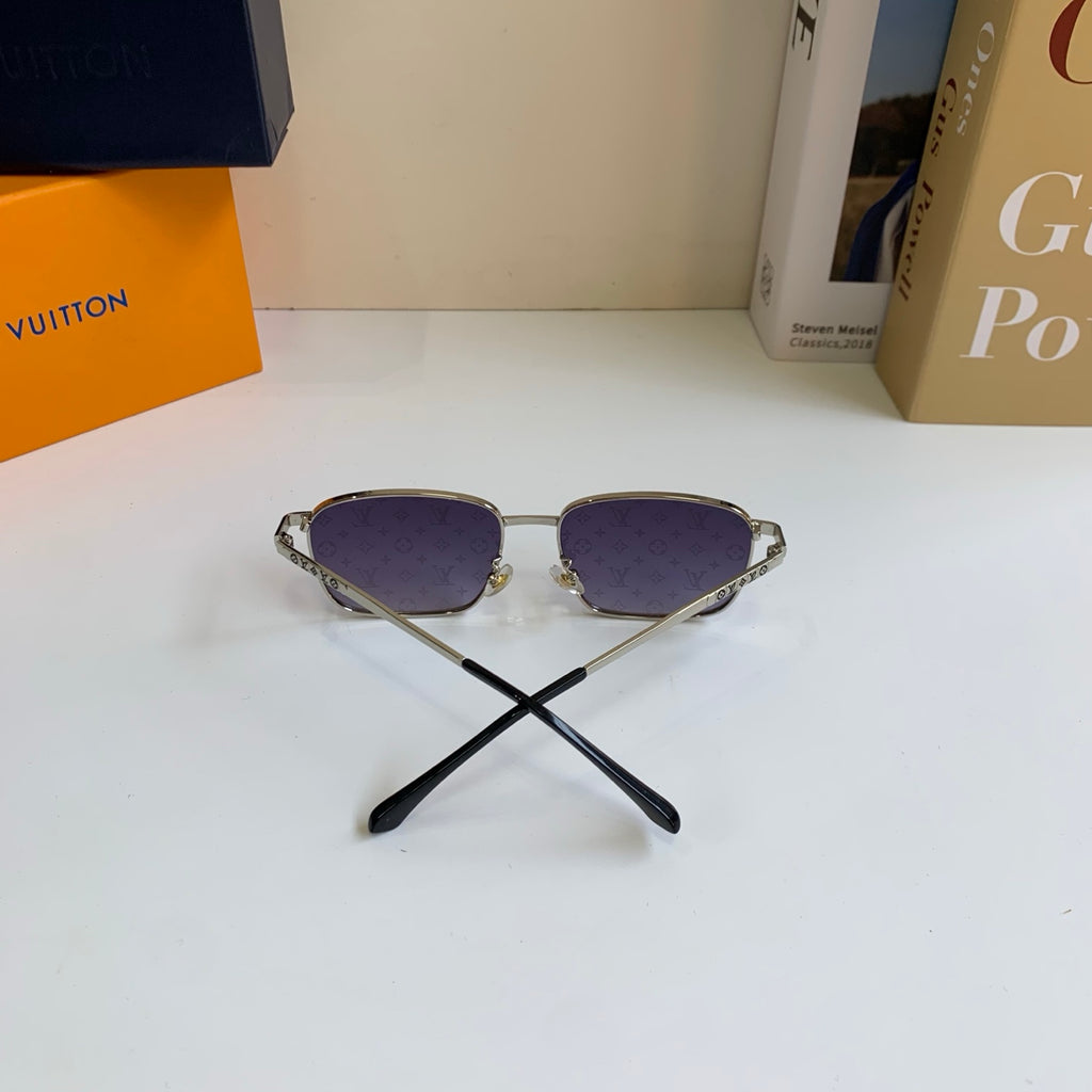 Louis Vuitton Metal Square Silver Lens Sunglasses for Men & Women - 158156 - detail image 9