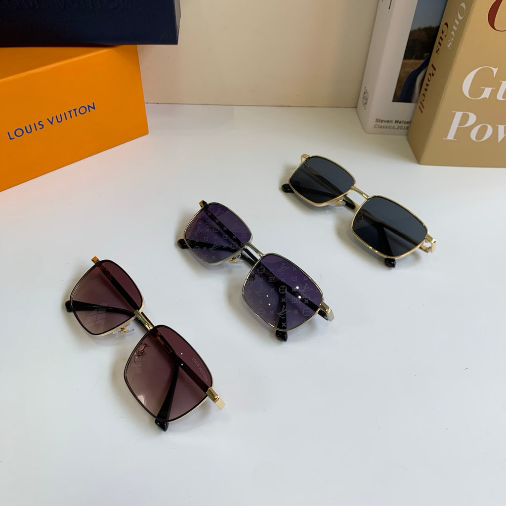 Louis Vuitton Metal Square Silver Lens Sunglasses for Men & Women - 158158 - detail image 9