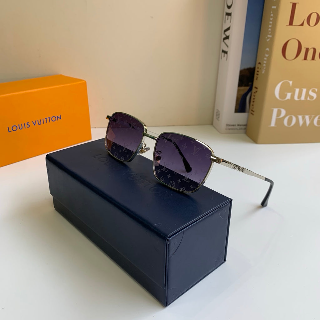 Louis Vuitton Metal Square Silver Lens Sunglasses for Men & Women - 158156 - detail image 4