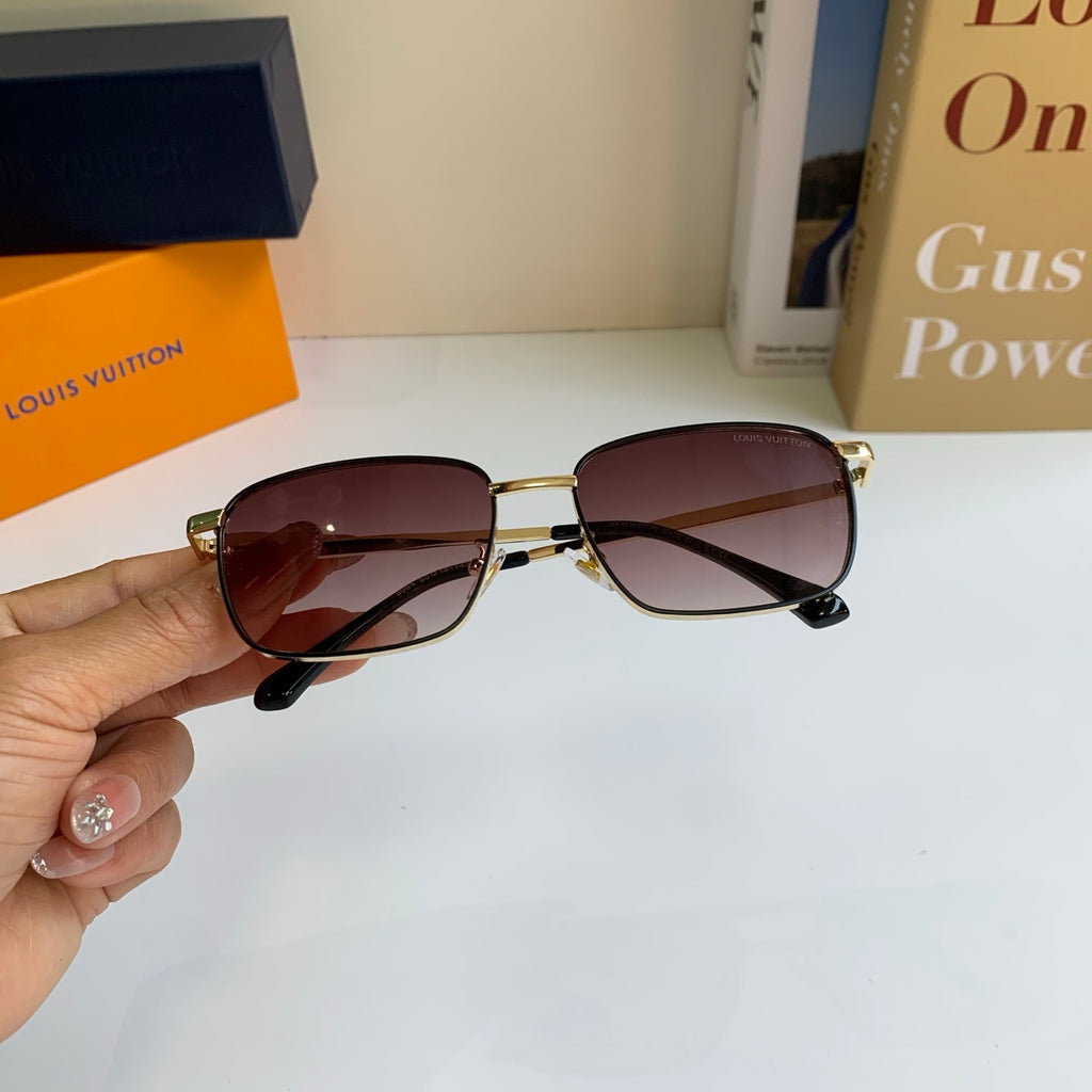 Louis Vuitton Metal Square Silver Lens Sunglasses for Men & Women - 158157 - detail image 4