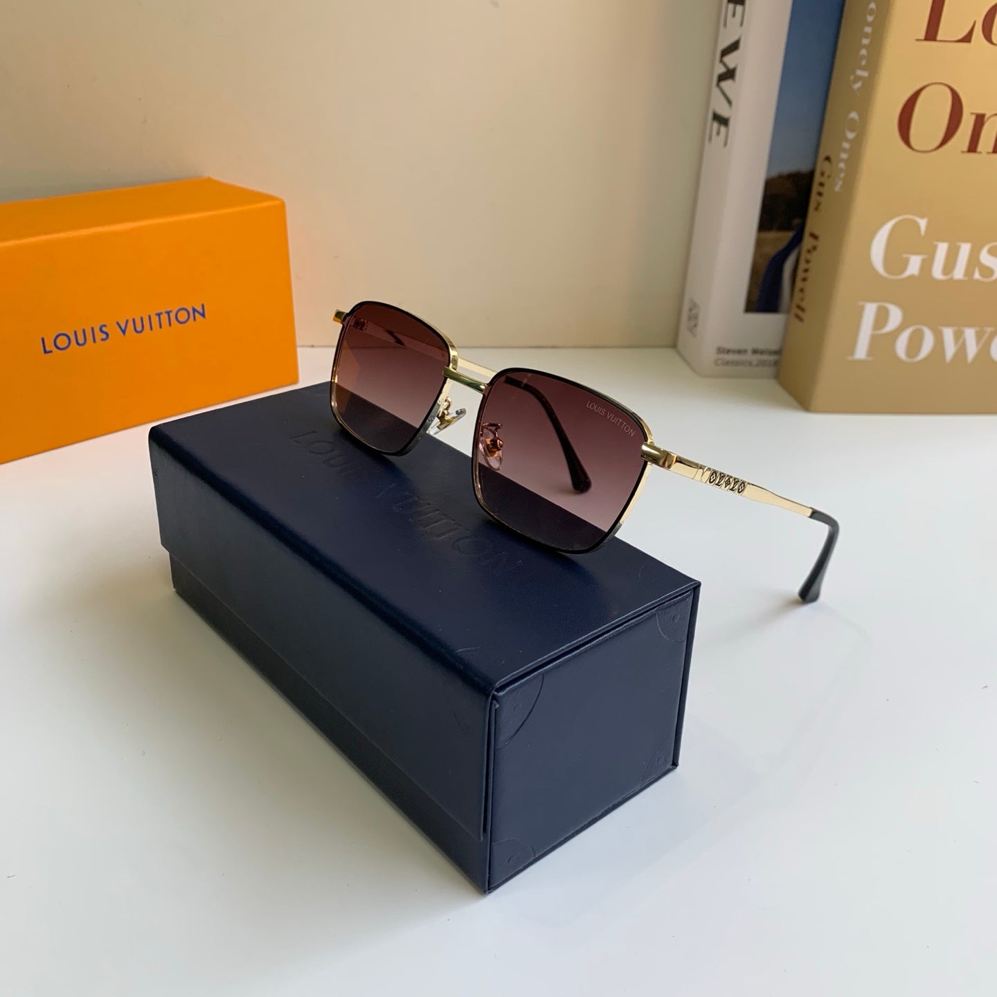 Louis Vuitton Metal Square Silver Lens Sunglasses for Men & Women - 158157 - detail image 5