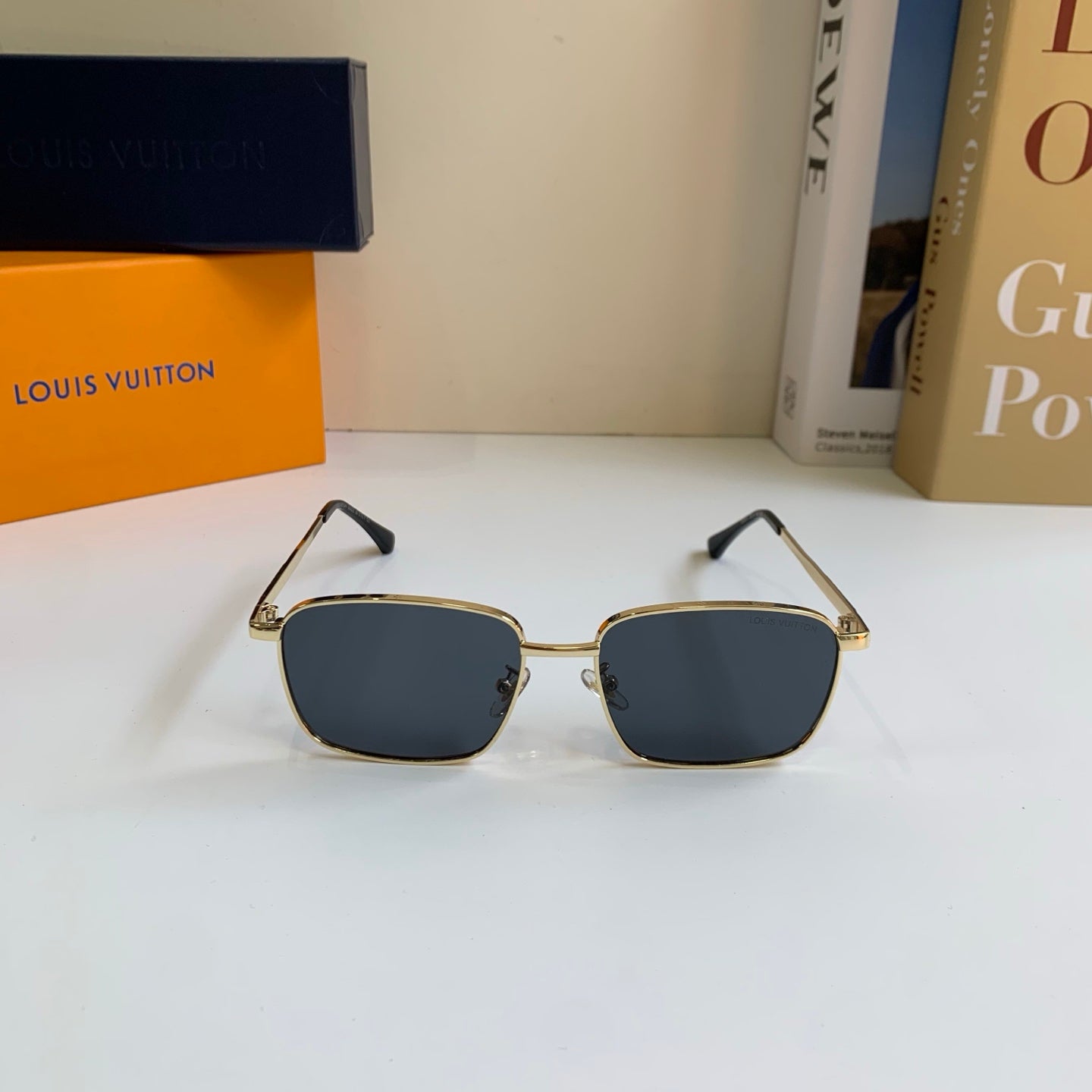 Louis Vuitton Metal Square Silver Lens Sunglasses for Men & Women - 158158 - detail image 5