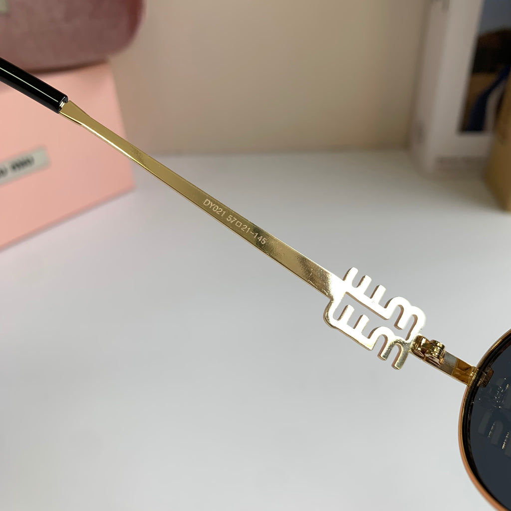 Miu Miu Metal Round Silver Lens Sunglasses for Men & Women - 432696 - detail image 6
