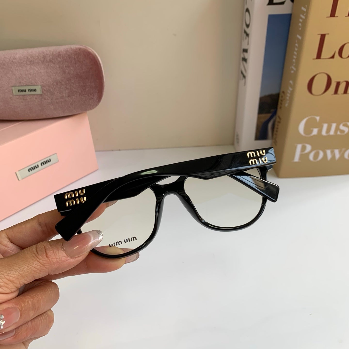 Miu Miu Acetate Square Silver Lens Sunglasses for Men & Women - detail image 9