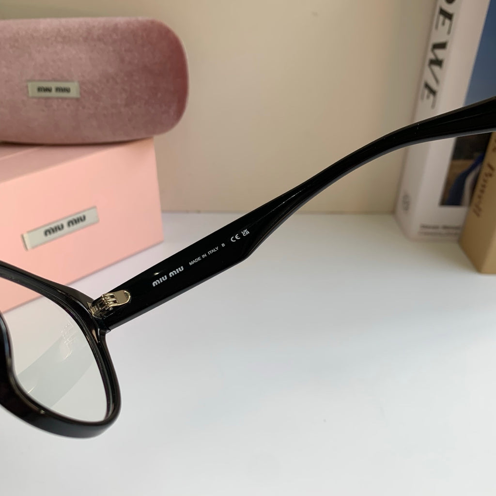 Miu Miu Acetate Square Silver Lens Sunglasses for Men & Women - detail image 6