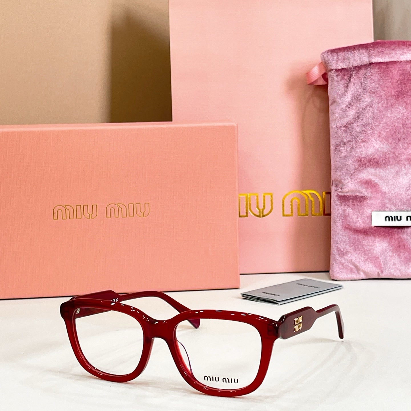 Miu Miu 02ZV-F Fashion Pink Lens Sunglasses for Men & Women - detail image 4