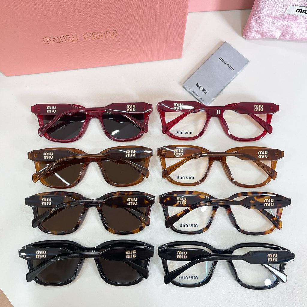 Miu Miu 02ZV-F Fashion Black Lens Sunglasses for Men & Women - detail image 2