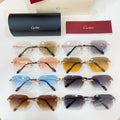 Cartier CT01832O Photochromic Fashion Gold Lens Sunglasses for Men & Women