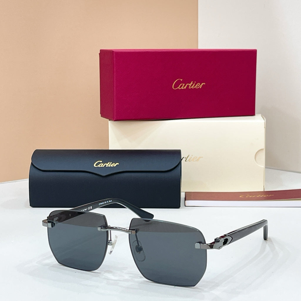 Cartier CT0845S Photochromic Fashion Black Lens Sunglasses for Men & Women - detail image 9
