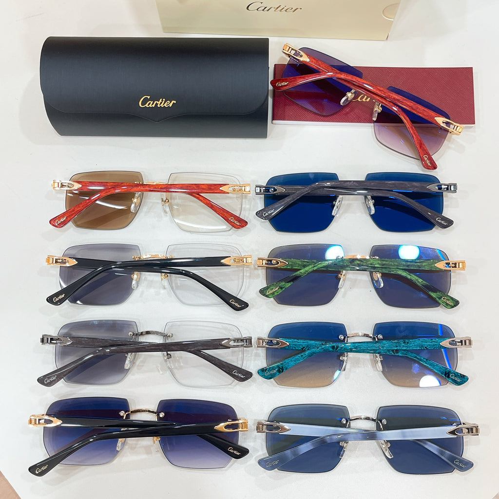 Cartier CT0845S Photochromic Fashion Brown Lens Sunglasses for Men & Women - detail image 2