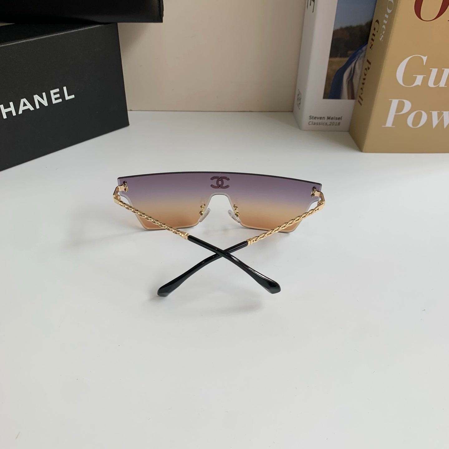 Chanel Square Silver Lens Sunglasses for Men & Women - 358069 - detail image 7