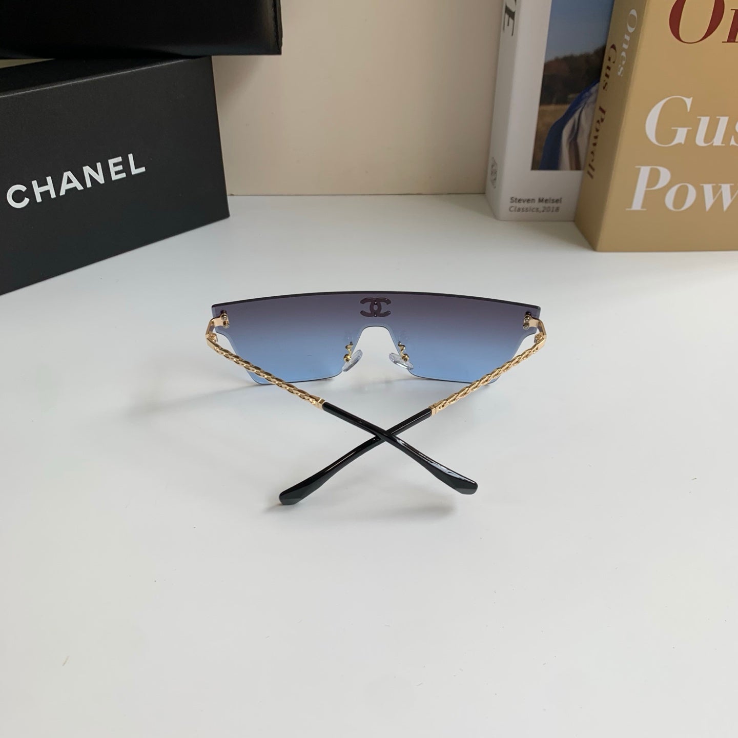 Chanel Square Silver Lens Sunglasses for Men & Women - 358070 - detail image 7