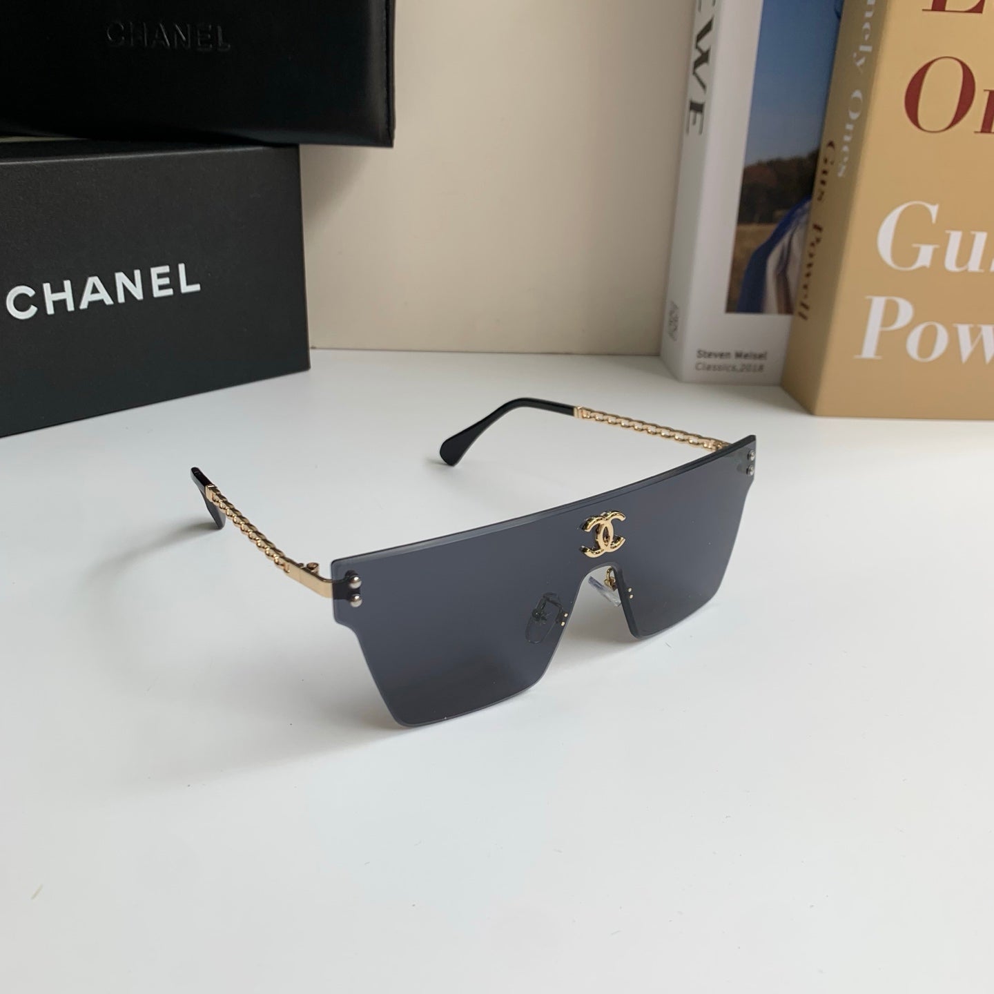 Chanel Square Silver Lens Sunglasses for Men & Women - 997698
