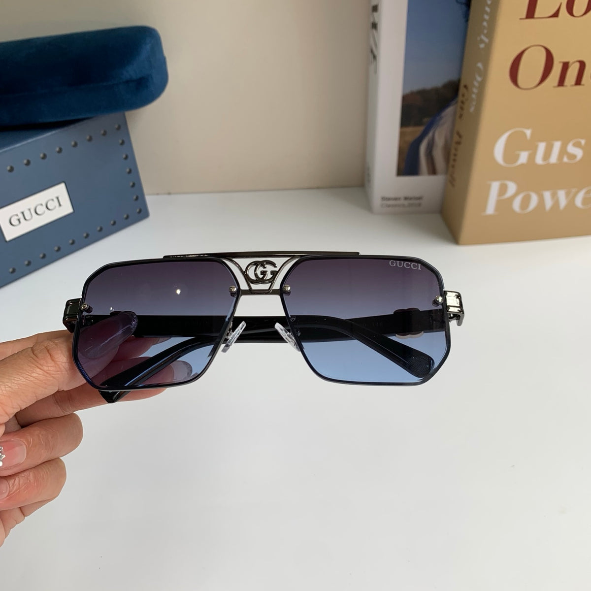 Gucci Metal Square Silver Lens Sunglasses for Men & Women - 997522 - detail image 4
