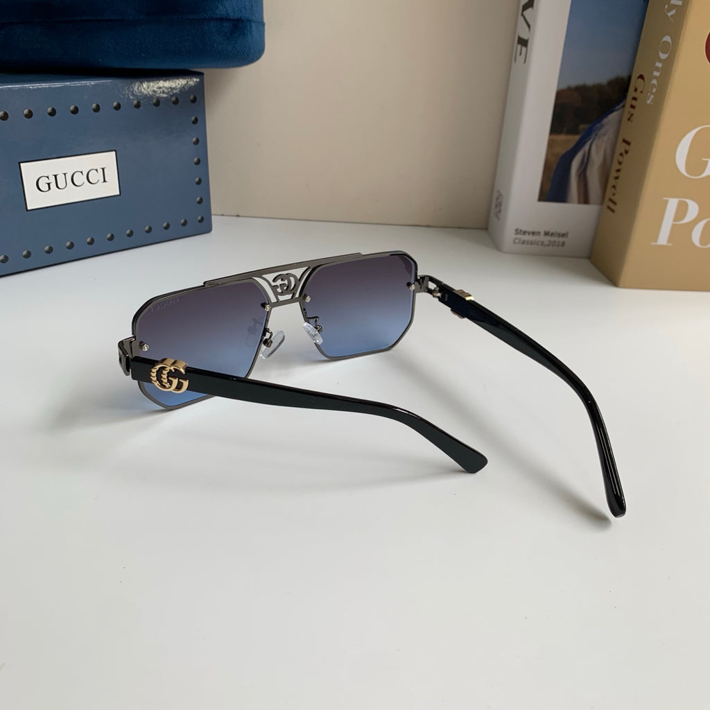 Gucci Metal Square Silver Lens Sunglasses for Men & Women - 997522 - detail image 8