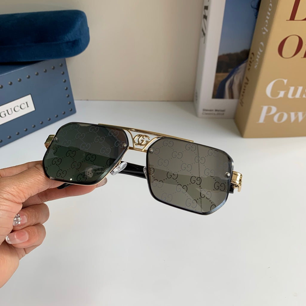 Gucci Metal Square Silver Lens Sunglasses for Men & Women - 997523 - detail image 4