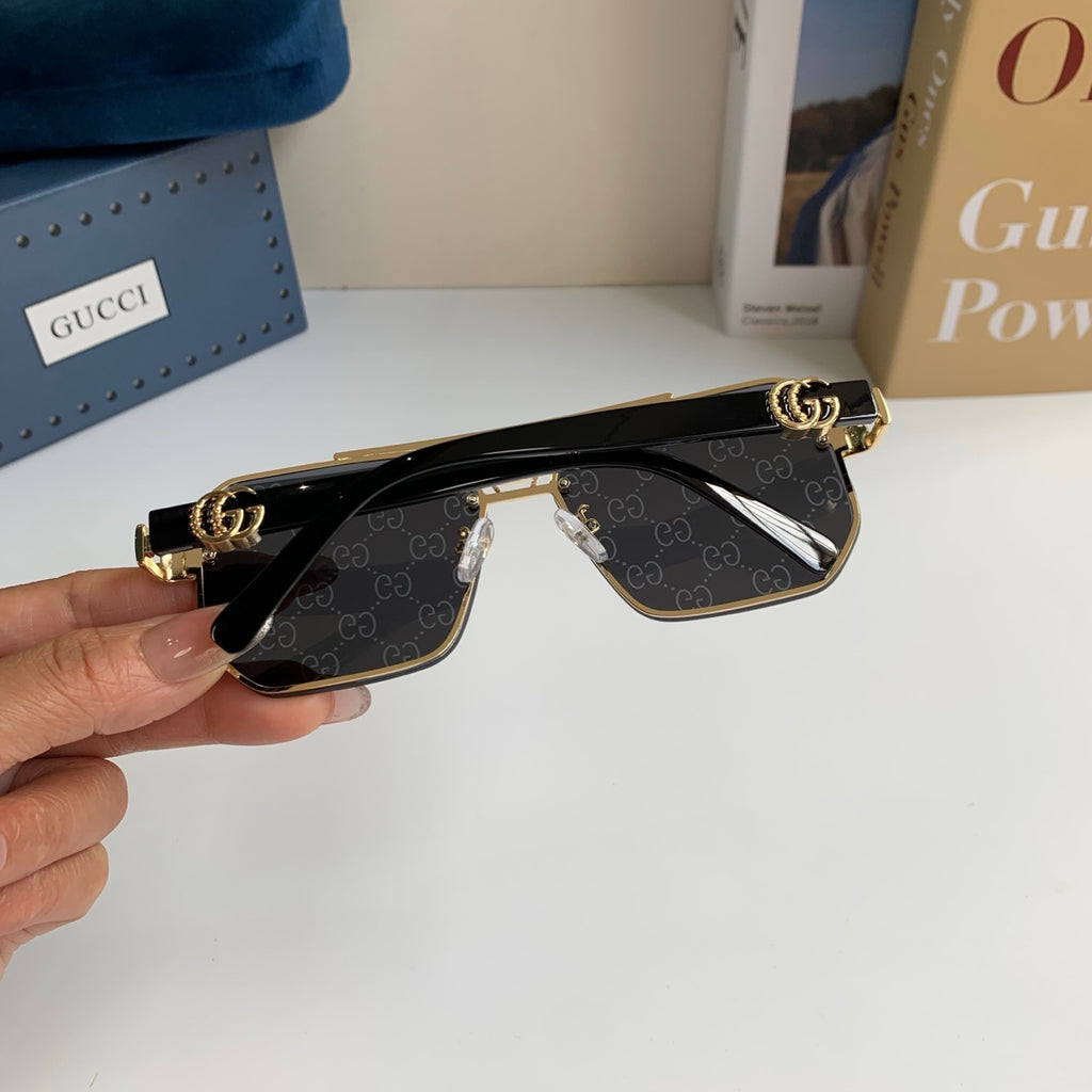 Gucci Metal Square Silver Lens Sunglasses for Men & Women - 997523 - detail image 7