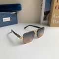 Gucci Metal Square Silver Lens Sunglasses for Men & Women - 997524
