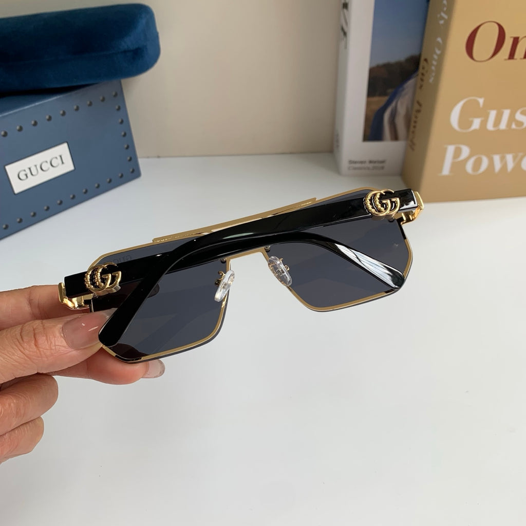 Gucci Metal Square Silver Lens Sunglasses for Men & Women - 997525 - detail image 7