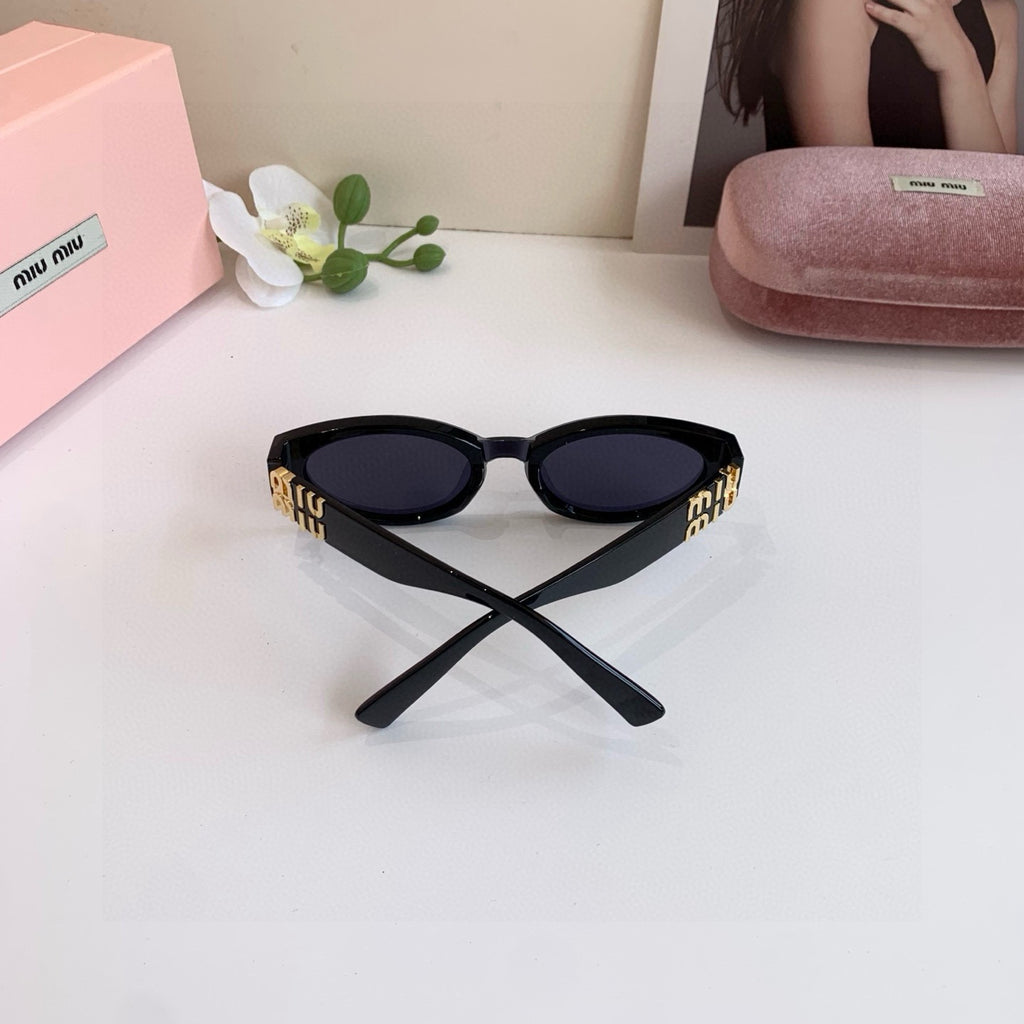Miu Miu Square Black Lens Sunglasses for Men & Women - 449688 - detail image 2