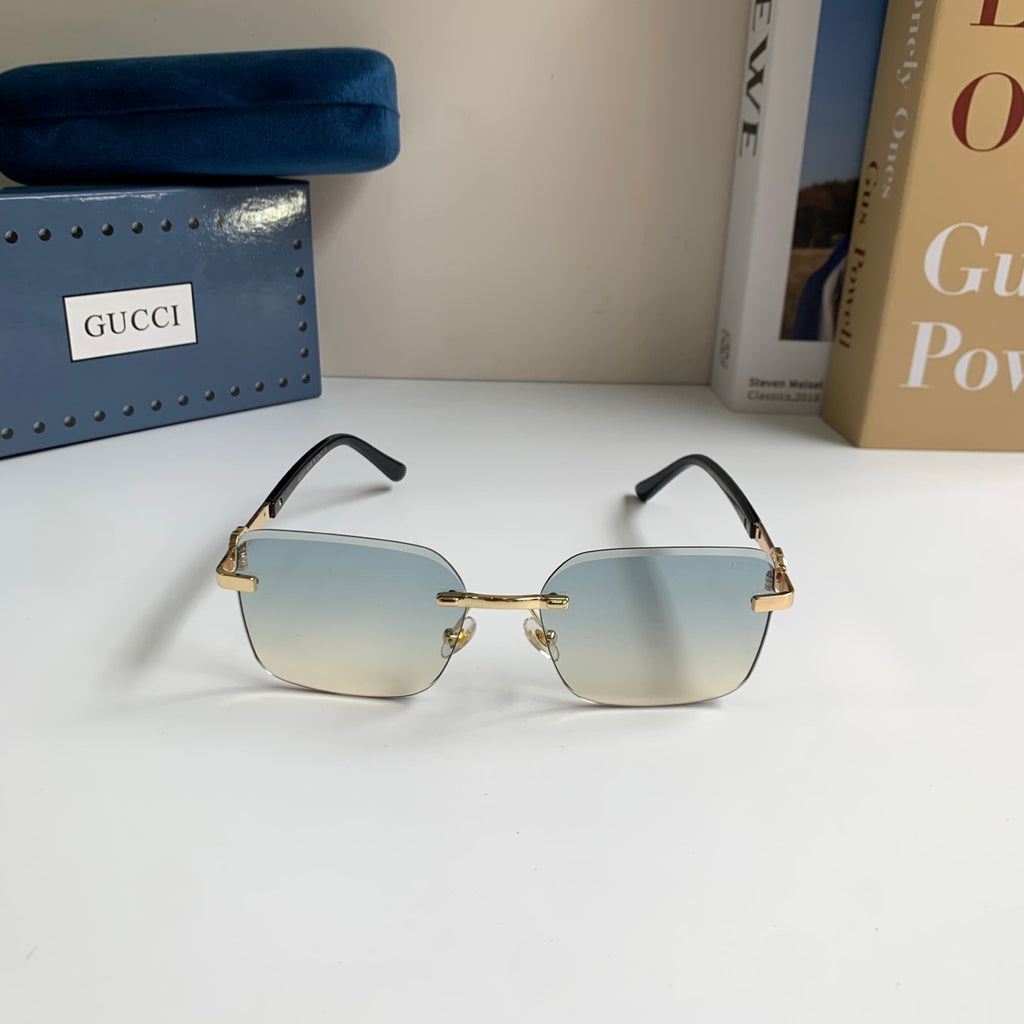 Gucci Metal Square Silver Lens Sunglasses for Men & Women - 371475 - detail image 3
