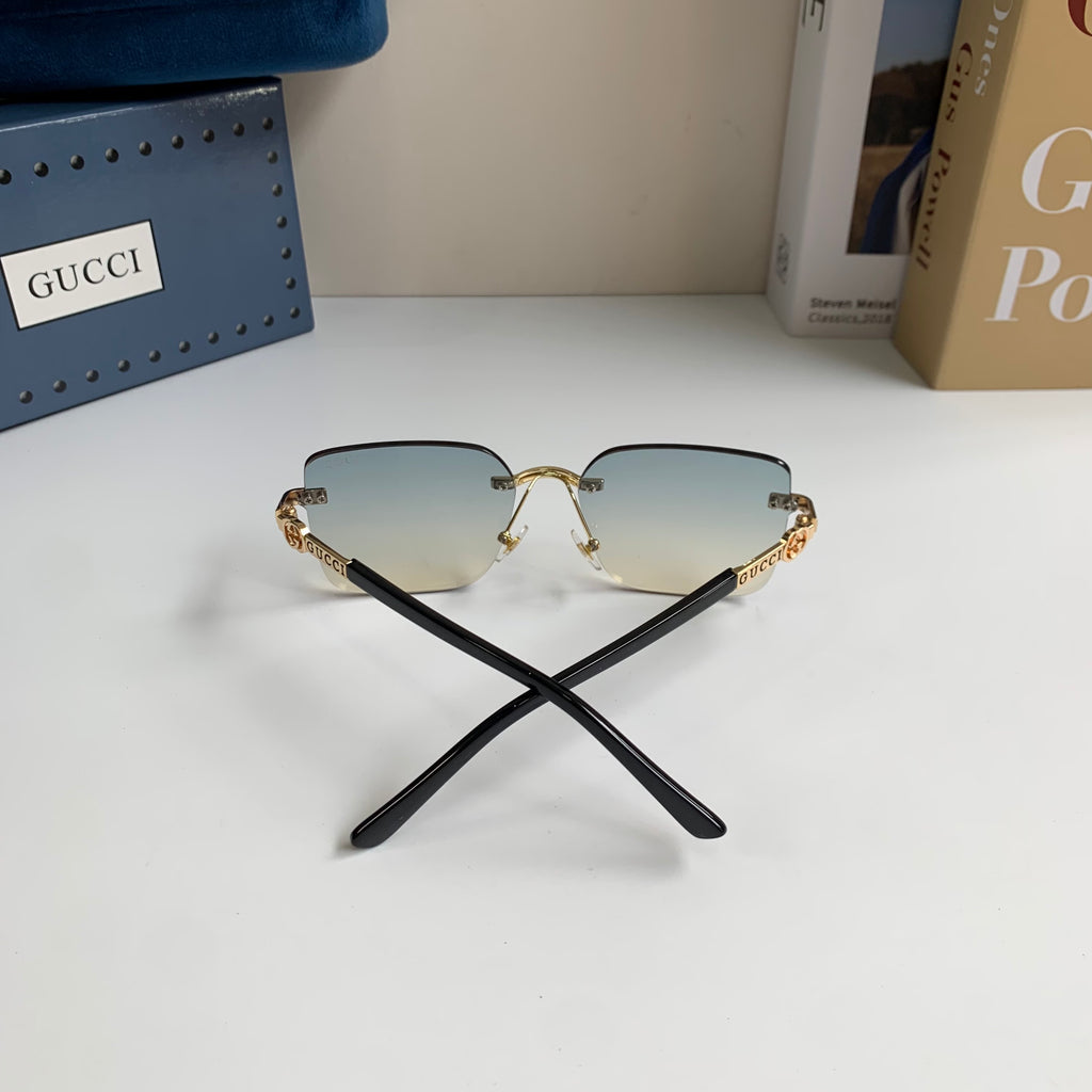 Gucci Metal Square Silver Lens Sunglasses for Men & Women - 371475 - detail image 6