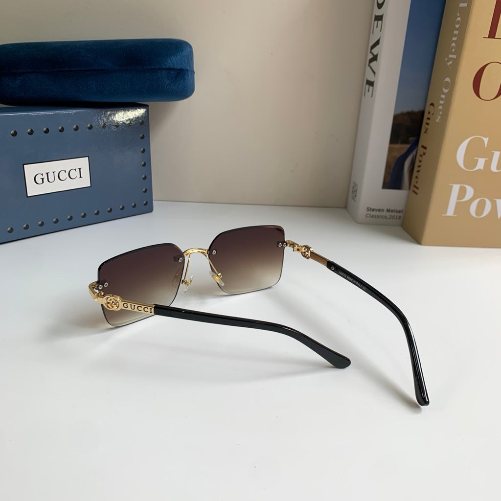 Gucci Metal Square Silver Lens Sunglasses for Men & Women - 371476 - detail image 6